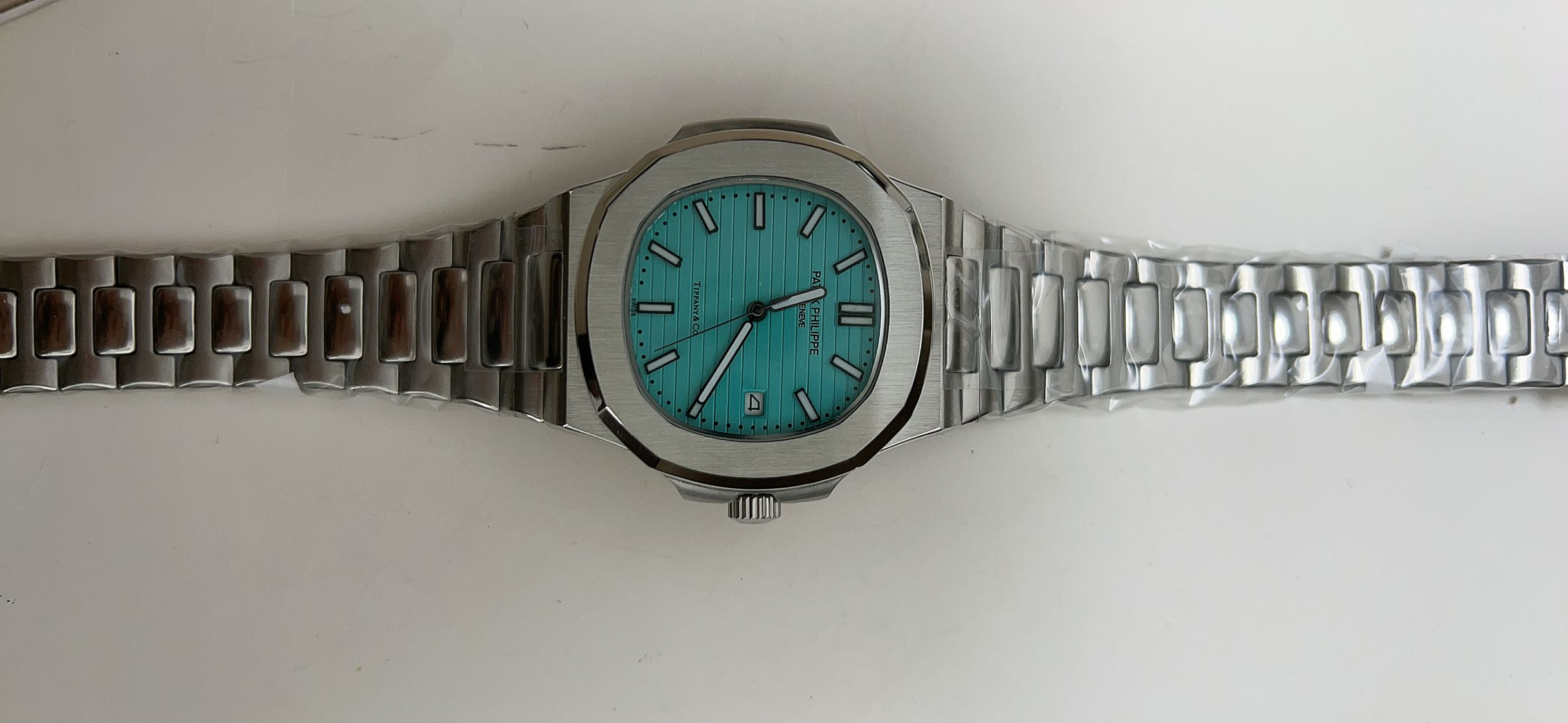 Patek Philippe 5711/1A-018 Tiffany Blue Dial  UK Replica - 1:1 best  edition replica watches store, high quality fake watches